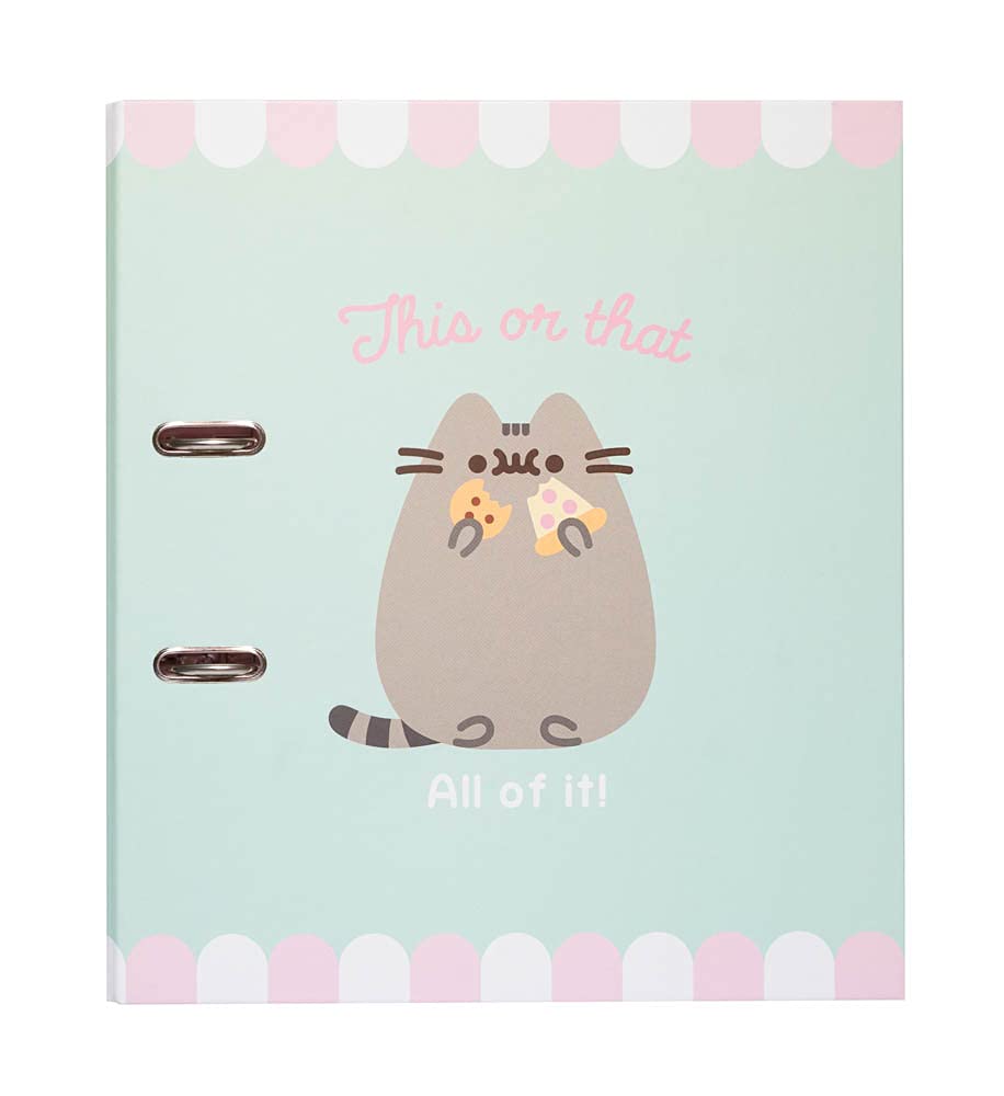 Grupo Erik Lever Arch File - Pusheen Cat Stationery | File Organiser 11 x 12.6 inches - 28 x 32 cm Folders for Paperwork A4, Ring Binder A4 | Pusheen Gifts for Cat Lovers