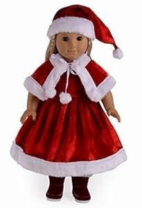 Amazon.com: sweet dolly Doll Clothes Santa Christmas Dress ... Amazon.com: sweet do