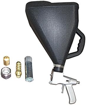 Plastic Air Texture Popcorn Drywall Paint Sprayer Ceiling Hopper Gun 8 Orifice