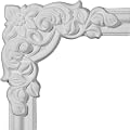 Ekena Millwork PML08X08SE Seville Panel Molding Corner, 8-Inch x 8-Inch x 1 1/8-Inch