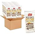 Rice Cakes Covered with Dark Chocolate, Dairy Free, Gluten Free, Kosher, Low Calorie Snacks, 3.1 oz, Pack of 16