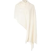Villand Women's 100% Pure Cashmere Knitted Shawl Wrap - Extra Large Lightweight Pashmina Stole with Gift Box