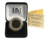 RMS TITANIC LIMITED EDITION 100TH ANNIVERSARY COMMEMORATIVE COAL COIN by 401 DESIGN