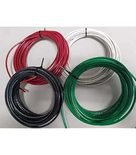 Maxxima 100 ft. 14 AWG Red THHN Stranded Copper Electrical Wire, 600V