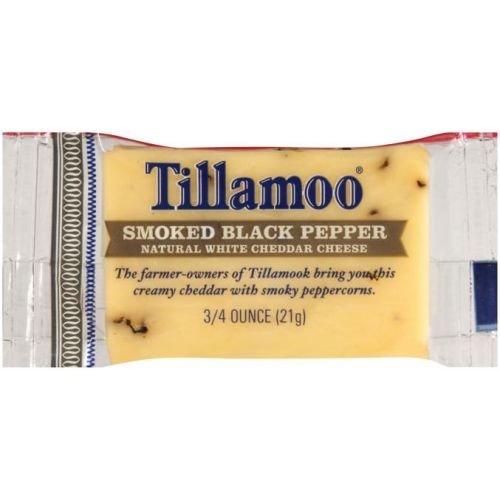 Tillamook Smoked Black Pepper White Cheddar Cheese, 0.75 Ounce 100
