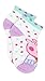 Peppa Pig Girls Toddler 6 pack Quarter Style Socks Set (Shoe: 7-10 (Sock: 4-6), Pink/Multi Quarter)