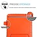 HDE Case for iPad 2 3 4 - Kids Shock Proof Heavy Duty Impact Resistant Protective Cover Handle Stand for Apple iPad 2nd 3rd 4th Generation Tablet (Orange)