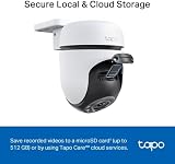 Tapo TC41 2K Outdoor Security Camera WiFi Pan Tilt Person Detection Color Night view 10