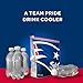 Ziploc Slider Storage Gallon Bag, Great for Grab-and-go Snacking, Tailgating or homegating, 20 Count- NFL New England Patriots