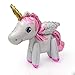 6 Pack 3D Unicorn Walking Animal Balloons - Aluminum Foil for Birthday Party Decorations, Wedding, Baby Shower Supplies - 6 Styles