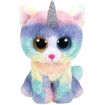 Ty Beanie Boos Heather - Unicorn Cat