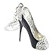 FOY-MALL Fashion Lady's High Heel Shoe Rhinestone Alloy Women Bag or Car Keychain H1119