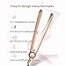 Hair Straighteners, BUDDYGO Professional Flat Iron Curler Ceramic 2 in 1 Straightener and Curling Iron, Fast Heats Up, Adjustable Temp 160-230℃ and Safe Auto-Off for All Hair Typethumb 1