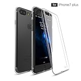 Apple iPhone 7 Plus 55 Clear Case Case Army Scratch Resistant Worlds Thinnest Ultra Flexible Silicone Cover with TPU Bumper Slim Soft TPU Rubber Limited