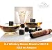 Amerigo Whiskey Stones Gift Set - Water Down Your Whisky? Never Again! Set of 9 Black Marble Whiskey Rocks - Reusable Ice Cubes - Gifts for Men - Fathers Day Gifts - Chilling Stones + FREE EBOOK