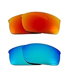 Best SEEK Replacement Lenses Oakley WIRETAP - Polarized Red Blue