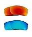 New SEEK Replacement Lenses Oakley WIRETAP - Polarized Red Blue