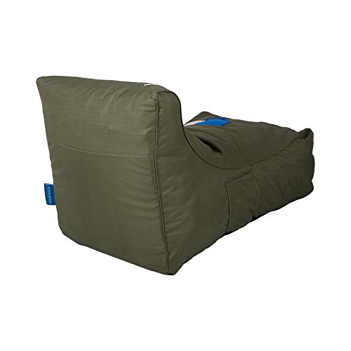 Livebest Comfort Bean Bag Chair Sponge Lounge Lazy Lounger Chair with Pocket Kids & Teens Love ArmyGreen - Thumbnail 5