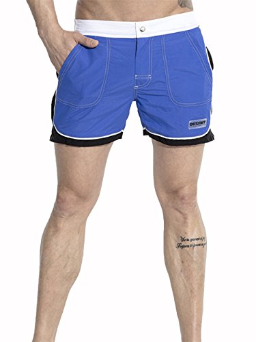 image for Neleus Mens Dry Fit Beach Shorts Swimming Trunks With Pockets, 712  Bl