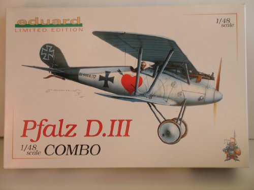 Eduard Limited Edition Two Kits "World War I German Pfalz D.III Aircraft" Plastic Model Kit