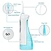 NPET 220ml Cordless Water Flosser Professional Dental Oral Irrigator, Portable and Rechargeable IPX7 Waterproof 3 Modes Water Flossing Teeth Cleaner with 4 Jet Tips for Home & Travel Use