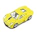 CHUYI Cool Sports Car Shape Wireless Optical Mouse 1600DPI Portable Cordless Mice with USB Receiver for Office School Home Travel for PC Laptop Computer Gift (Yellow)