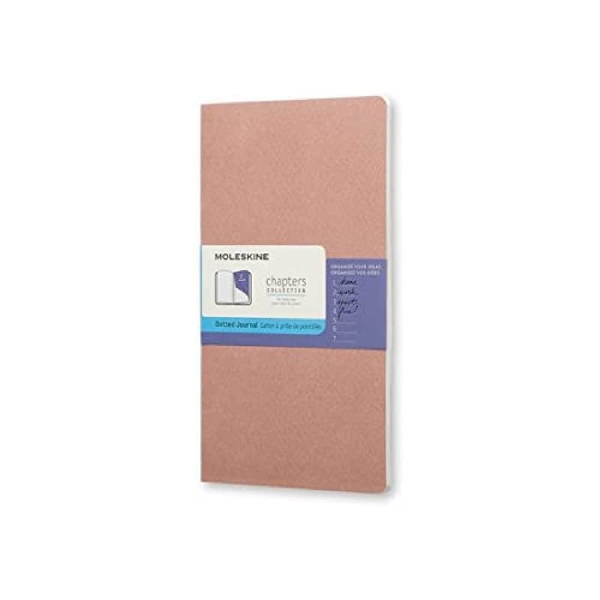 Moleskine Chapters Journal Old Rose Slim Medium Dotted