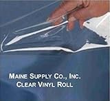 4 Gauge Clear Vinyl 54-Inch Wide x 25-Yards Roll