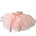 BBVESTIDO Baby Girls Pink Tutu Skirt with Gold Headband for 1 Year Birthday (0-12 months)