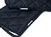 Honla 17 Inch Extra Long Oven Mitts with Non Slip Silicone Grip,Heat Resistant to 500 F,1 Pair of Kitchen Oven Gloves for Cooking,Baking,Grilling,Barbecue Potholders,Black
