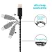 iPhone Charger Braided iPhone Charging Cable 5Pack 1FT iPhone Charging for iPhoneXS/XR/X/8/7/7 Plus/6/6s Plus/5s/5c/5, iPad Pro/Air 2/ Mini 4/3/2, iPod Touch/Nano (Black)