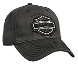 Harley-Davidson Womens Studded Bar & Shield Outline Baseball Cap, Black BC104830