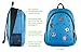 Optari Blue Waterproor Backpack with Inside Net Pockets - 13