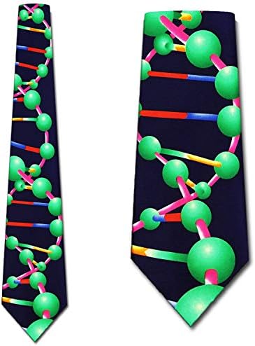 DNA Ties Science Necktie DNA Helix Tie Mens Neck tie