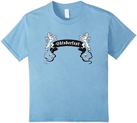 Kids german folks festival octoberfest bavaria vintage t-shirt 6 Baby Blue