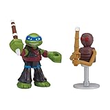 Teenage Mutant Ninja Turtles 96113 Pre-Cool Half Shell Heroes Dojo Leo with Foot Soldier Dummy Action Figure