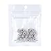 Pandahall 20pcs Tibetan Silver Antique Silver Barrel Beads Charms for Jewelry Makings 8x6.5mm Hole: 3mm