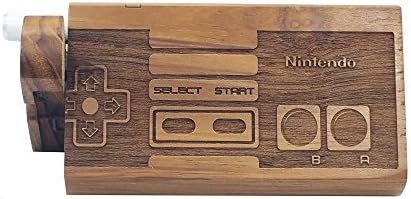 4" Wooden Tobacco Storage Box with Nintendo from Smoke Promos
