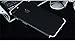 iPhone 7 Plus Sticker, Toeoe Luxury 3D Textured Carbon Fibre Decal Skin with a Clear Case for iPhone 7 Plus Black