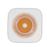 Convatec 125274 SUR-FIT Natura Two-Piece Pre-Cut, Stomahesive Flexible Skin Barrier with tape collar, Tan, 45mm (1 3/4