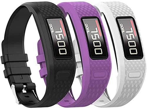 Tyogeephy Band for Garmin Vivofit 1 / Vivofit2, Soft Silicone Replacement Watch Band Strap for Garmin Vivofit 1 / Vivofit 2 Activity Tracker, Small, Large