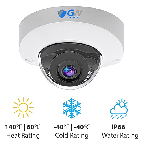 GW Security 32 Channel 4K NVR 6MP H.265 AI Human Detection Surveillance Security Camera System