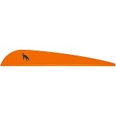 Bohning 4" Bronco Vane, Neon Orange, 36pk