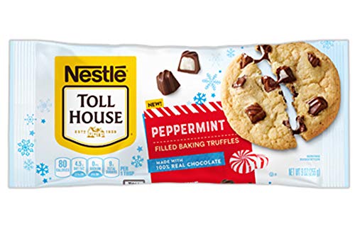 Nestle Tollhouse Peppermint Filled Baking Truffles 9 oz