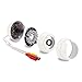 TIGERSECU Full HD 1080P Indoor Dome Security Camera, 50 Feet Night Vision, 2.0mp, Power Supply and coaxial Video Cable are not Included