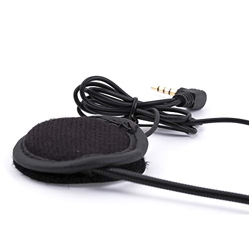 Carrfan VNETPHONE V4 V6 Intercom Accessories Microphone Speaker & Clip for V4 V6 Helmet Intercom Motorcycle BT Interphone 3.5mm Jack Plug