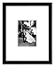 Americanflat 11x14 Picture Frame with Shatter-Resistant Glass - Use as 5x7 Frame with Mat or Display 11x14 Photo Without Mat - Signature Collection - Picture Frames for Wall Display - Black