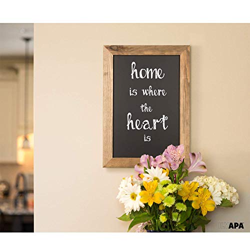 image for Ilyapa Rustic Wooden Magnetic Kitchen Chalkboard Sign - 12x16 Inch Bro