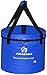 Freegrace Premium Collapsible Bucket -Multifunctional Folding Bucket -Perfect Gear for Camping, Hiking & Travel (Navy Blue, 16L(Upgraded))