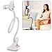 Generic Cell Phone Holder, Breett Universal Cell Phone Clip Holder Lazy Bracket Flexible Long Arms for iPhone, GPS, Fit On Desktop Bed Mobile Stand for Bedroom, Office, Bathroom, Kitchen(white)